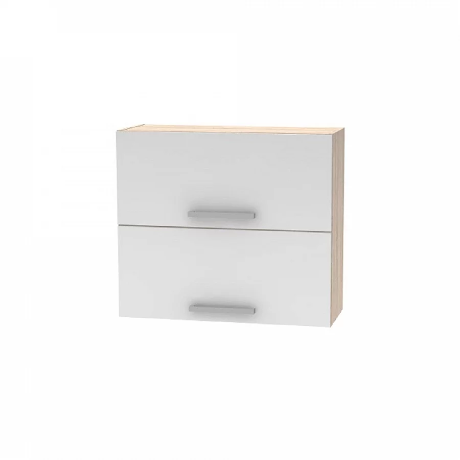 Horní výklopná skříňka 2DV, dub sonoma / bílá, NOPL-015-OH