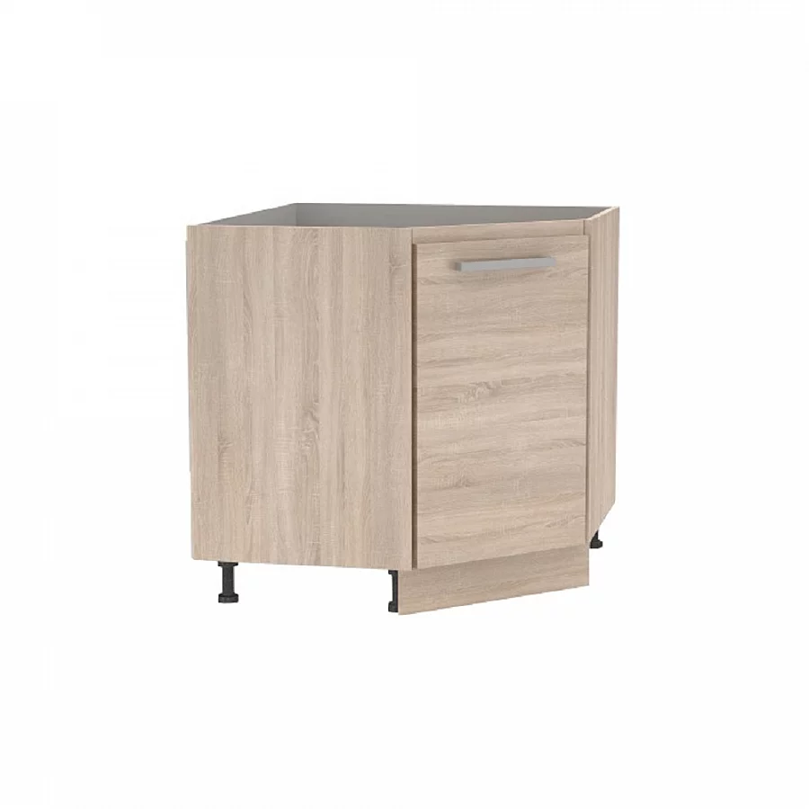 Spodní rohová skříňka, dub sonoma, NOPL-065-RS