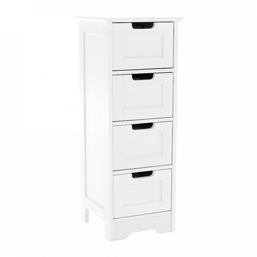 4-šuplíková komoda, bílá, ATENE TYP 7