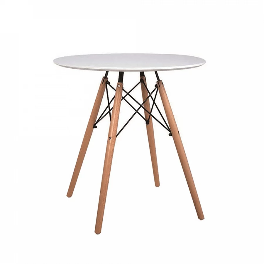 Jídelní stůl, bílá / buk, Gamin NEW 60