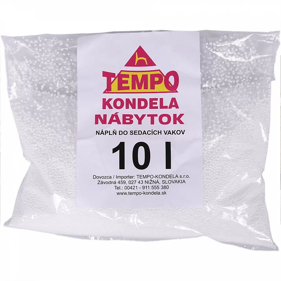 Náplň do sedacích vaků, EPS polystyrénové kuličky, balení 10 l