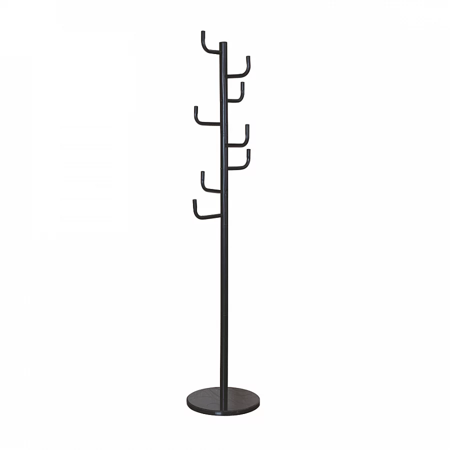 Věšák, černá/mramor, ELDER