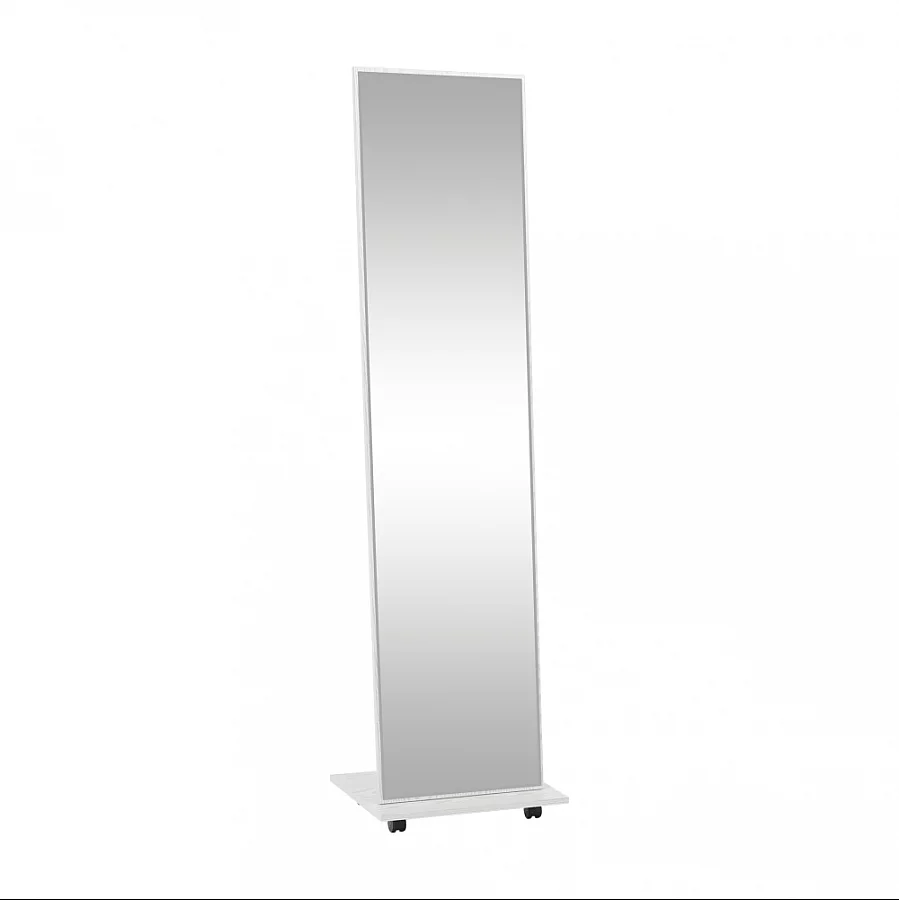 Zrcadlo na kolečkách, bílá, NEPTUN