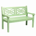 Dřevěná zahradní lavička, neo mint, 124 cm, FABLA