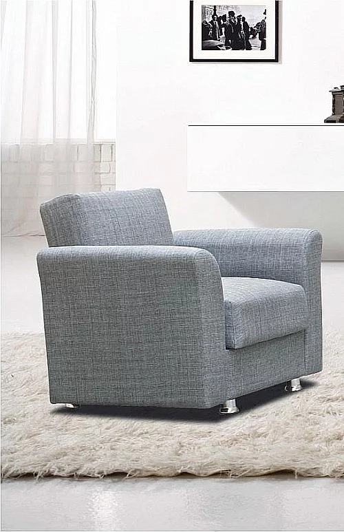 Křeslo PALAS  BEZ 501 tm.šedá