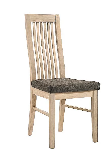 Jídelní židle LAURA dub bělený / látka SP3