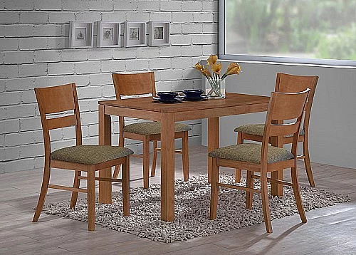 Jídelní stůl VAŠEK + židle EDITA 1+4 Buk