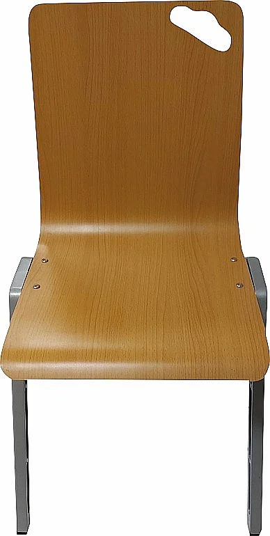 Židle stohovatelná sálová buk/kovová konstrukce