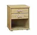 059S Noční stolek Robin NS 2 zásuvky - smrk 