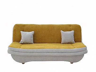 Ponton 2 pohovka, šedá/hořčicová