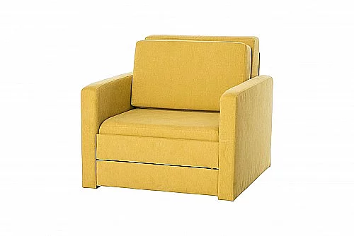 Křeslo rozkládací TIMEA 80 cm Soro 40 žlutá