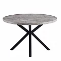 Jedálenský stůl, betón / čierna, MEDOR