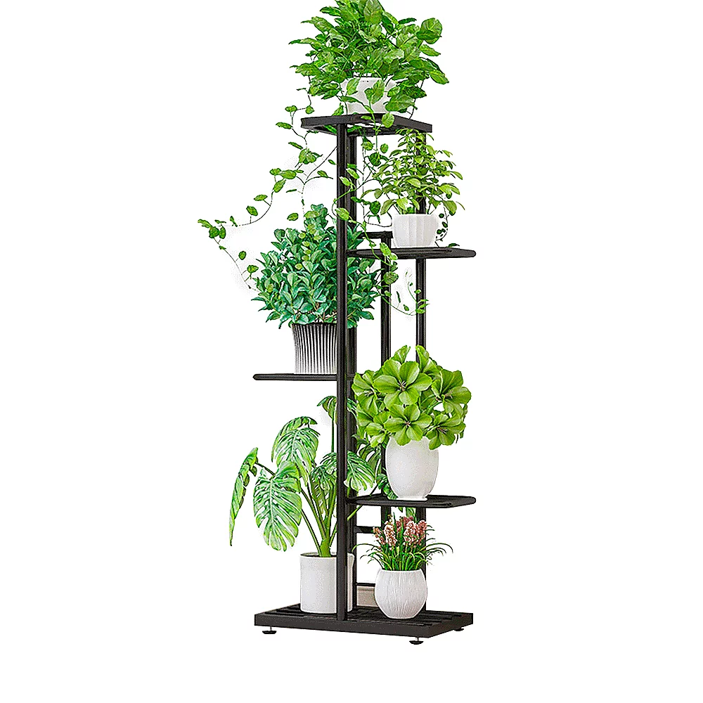 Kovový stojan na květiny, černá, Bamir TYP 1