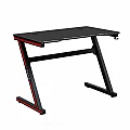 Herní stůl / počítačový stůl, černá / červená, MACKENZIE 100cm