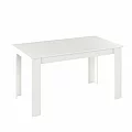 Jídelní stůl, bílá, 140x80, GENERAL NEW