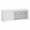 TV stolek 1D / 160, bílý lesk, LINDY