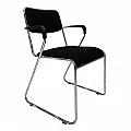 Zasedací židle, černá síťovina, DERYA NEW