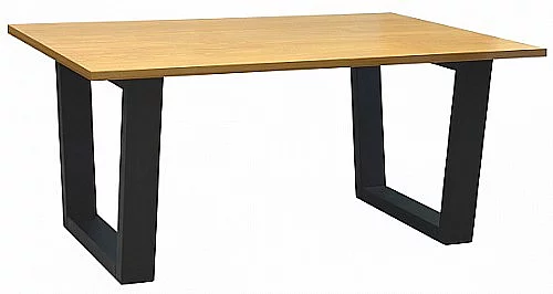 Konferenční stůl SIXTUS černé nohy/ odstín dub