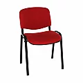 Kancelářská židle, červená, ISO NEW