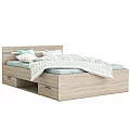 Postel, 160x200, bílá, MICHIGAN NEW