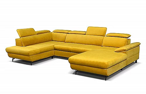 Sedací souprava LILI OT-2F-UP ve tavru "U" Riviera 79 modrá