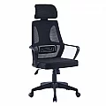 Kancelářské křeslo, černá látka, TAXIS NEW