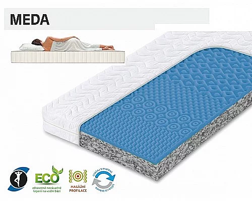 Matrace MEDA výška 12 cm, šířka 80, 90 cm 12x90x200 cm