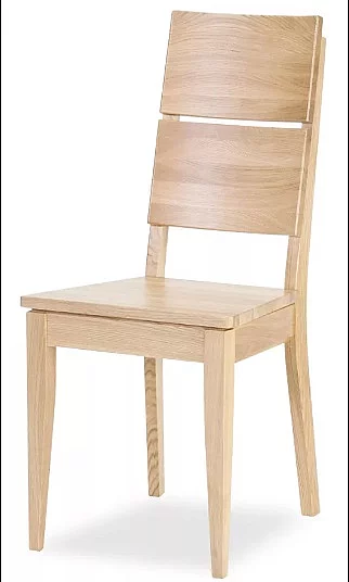 SPRING K2 Dřevěná jídelní židle s čalouněným/masivním sedákem