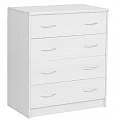 Komoda K1-4S (R) bílá