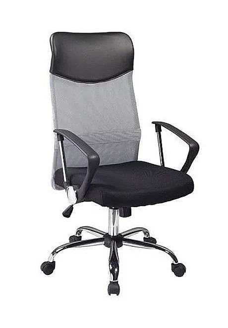 Kancelářské křeslo Q-025 šedo / černá