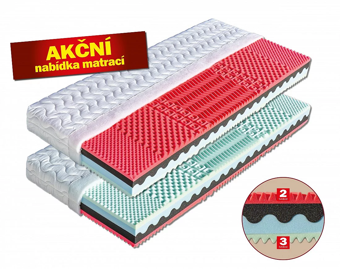 RÓZA - matrace ze dvou pěn