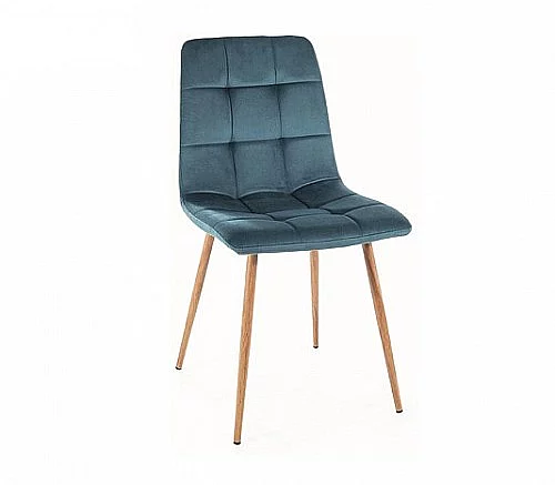 Jídelní židle ALIM D VELVET bluvel 85 tyrkys