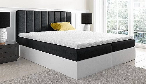 Postel VIGO 180cm, vč.roštu, ÚP a matrace Horizon 77