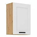 Horní skříňka, bílá/dub artisan, LULA 50 G-72 1F