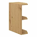 Spodní policová skříňka, dub artisan, LULA 30 D ZAK BB