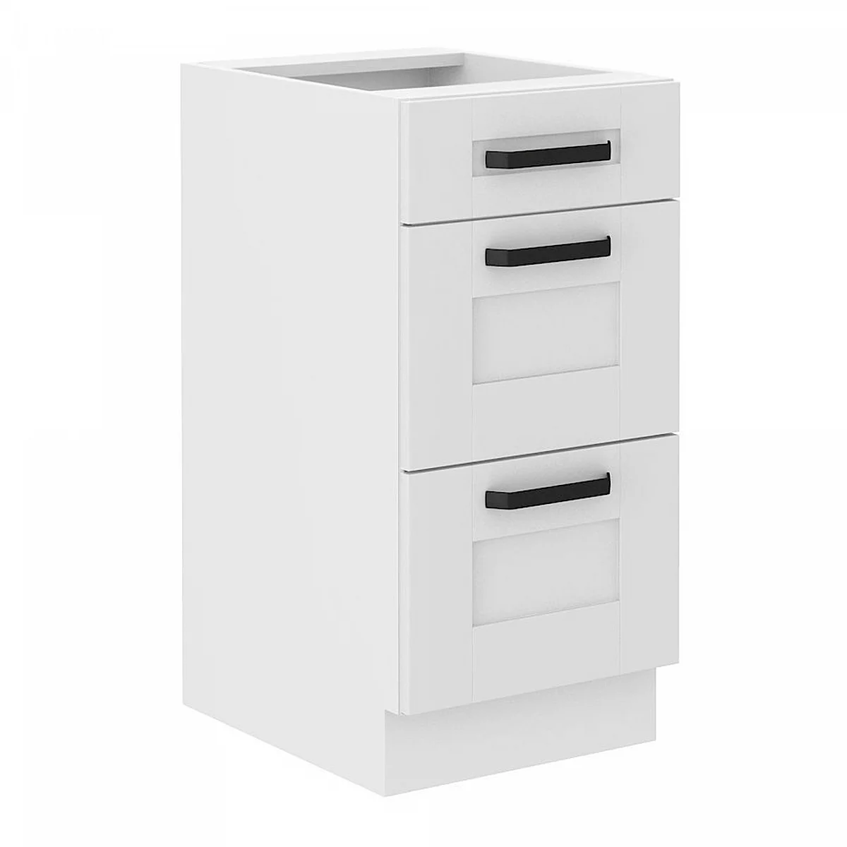 Spodní skříňka, bílá/dub artisan, LULA 40 D 3S BB