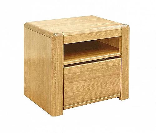 Noční stolek ELINOR - masiv švestka