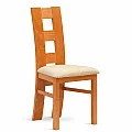 VICTOR - čalouněná jídelní židle buk mořený