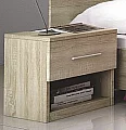 Noční stolek ROMA (M) dub riviera