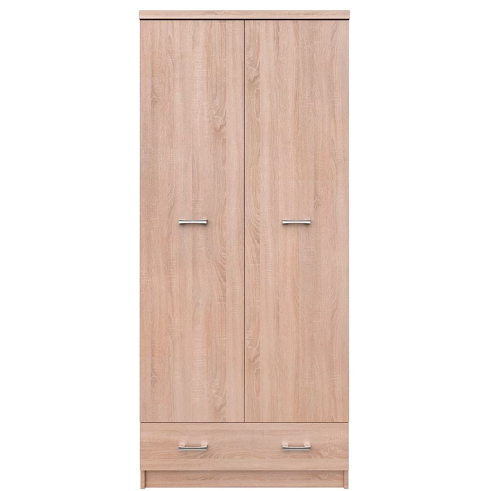 Skříň 2D1S, dub sonoma, TOPTY TYP 30