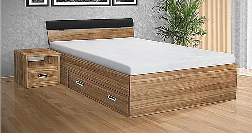 Postel MARI 180cm vč. roštu a ÚP antracit